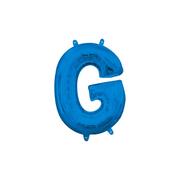 13in Air-Filled Blue Letter Balloon (G)